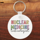 Porte-clés Technologue en médecine nucléaire Cadeaux CNMT (Recto)