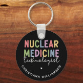 Porte-clés Technologue en médecine nucléaire sur mesure CNMT  (Recto)