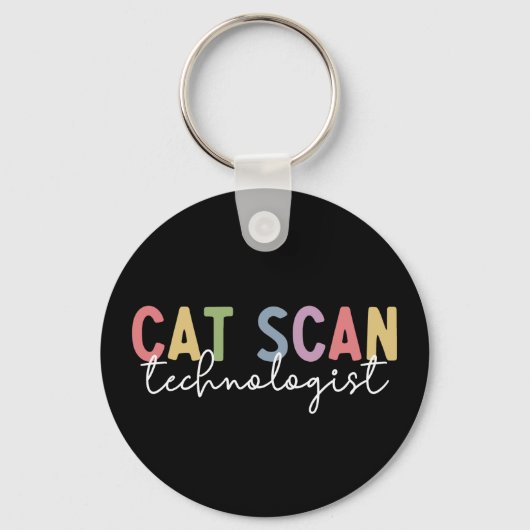 Porte-clés Technologue en numérisation de CAT Technologie de  (Recto)