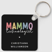 Porte-clés Technologue Mammographie sur mesure (Dos)