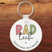 Porte-clés Technologue radiologique sur mesure Rad Tech Radio (Recto)
