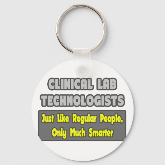 Porte-clés Technologues du laboratoire clinique .. Plus intel (Recto)