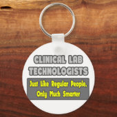 Porte-clés Technologues du laboratoire clinique .. Plus intel (Recto)