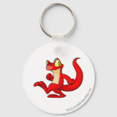 Porte-clés Techo rouge (Recto)