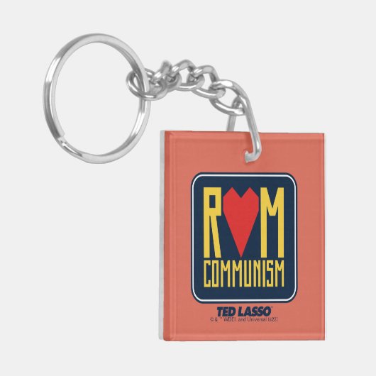 Porte-clés Ted Lasso | Graphique du communisme rom (Devant gauche)