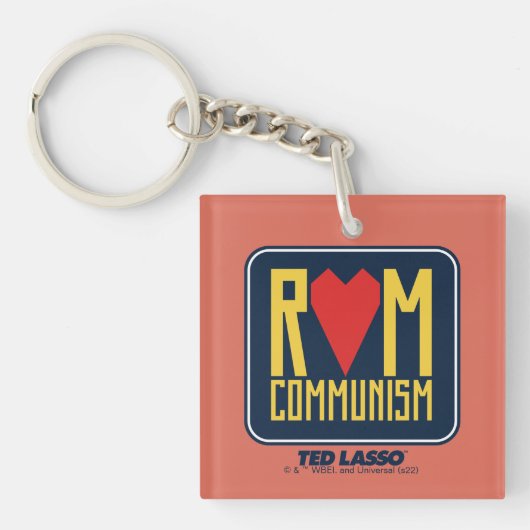 Porte-clés Ted Lasso | Graphique du communisme rom (Devant)
