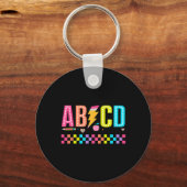 Porte-clés Tee Abcd Ck pour la rentrée (Recto)