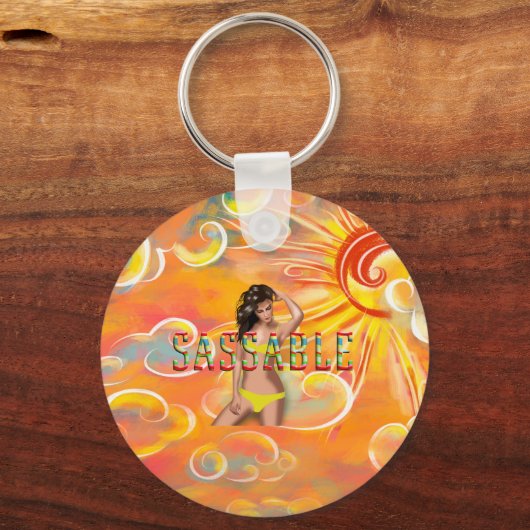 Porte-clés TEE Be Sassable (Recto)