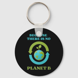 Porte-clés Tee Cute Because There Is No Planet B Environnemen