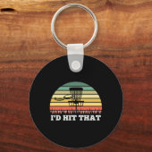 Porte-clés Tee De Golf Disque Pour Hommes Femmes Frisbee Funn (Recto)