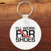 Porte-clés TEE I Work For Chaussures (Recto)