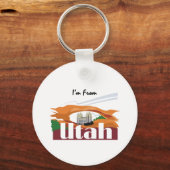 Porte-clés TEE I'm From Utah (Recto)