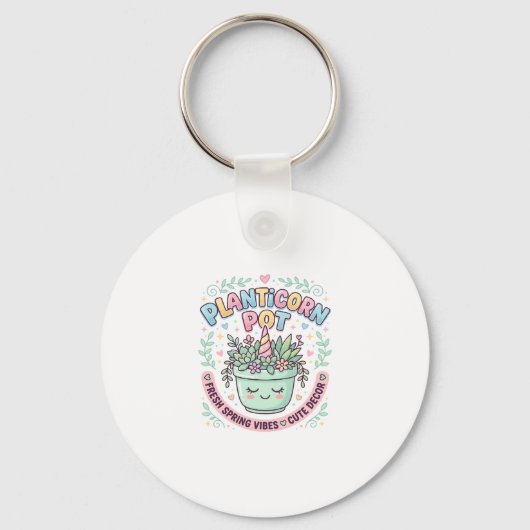Porte-clés Tee-shirt graphique design graphique Pot Licorne P (Recto)