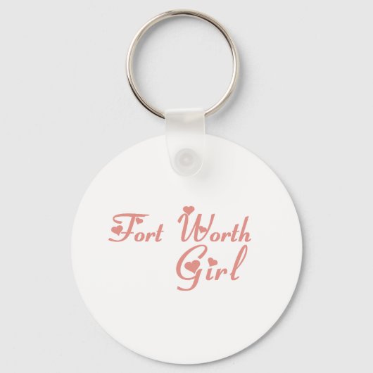 Porte-clés Tee - shirts de Fort Worth Girl (Recto)