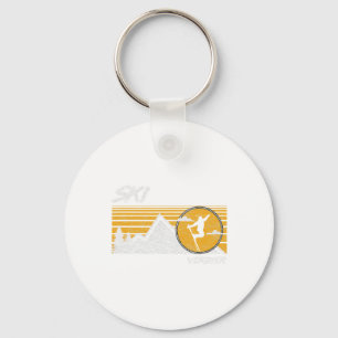 Porte-clés Tee Ski Verbier Rétro Suisse Ski