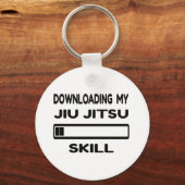 Porte-clés Téléchargement de ma compétence Jiu-Jitsu (Recto)