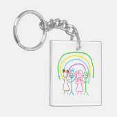 Porte-clés Télécharger des enfants Dessiner Transformer des e (Devant gauche)