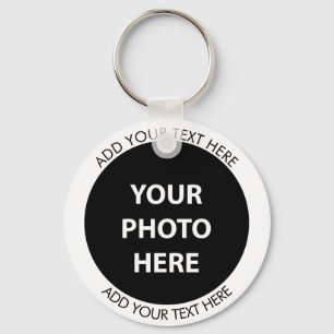 Porte-clés Télécharger une photo et ajouter du texte - Person