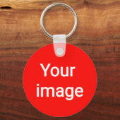 Porte-clés Téléchargez votre image personnalisée – Graphique (Recto)