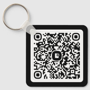 Porte-clés Téléchargez votre logo et code QR