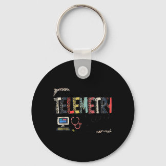 Porte-clés Télémétrie de lettrage léopard Équipage Télémétrie