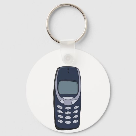 Porte-clés Téléphone cellulaire vintage (Recto)