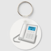 Porte-clés Téléphone de contact service clientèle (Verso)