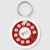 Porte-clés Téléphone d'urgence (Recto)