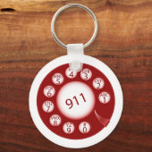 Porte-clés Téléphone d'urgence (Recto)