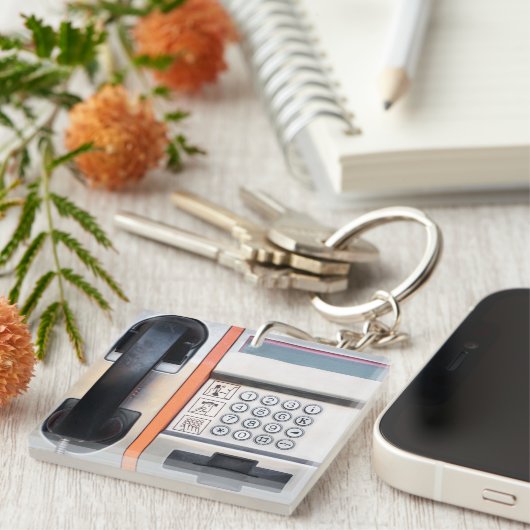Porte-clés Téléphone public (Devant Droit)