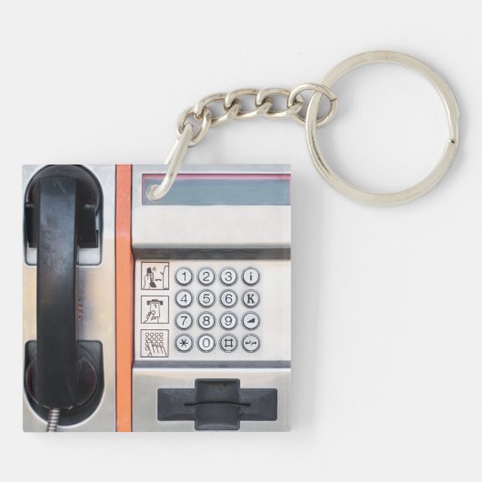 Porte-clés Téléphone public (Dos)