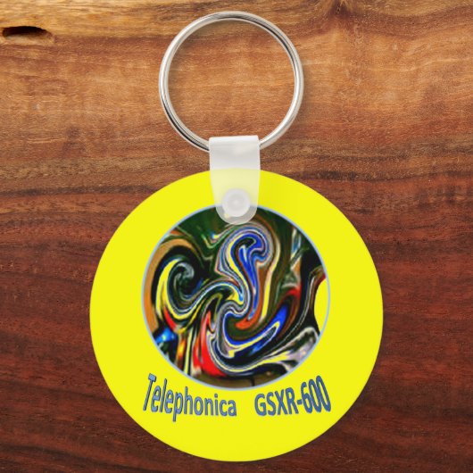 Porte-clés Telephonica GSXR 600 (Recto)