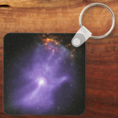 Porte-clés Télescopes X-Ray Ghomajorité Cosmique Main (Verso)
