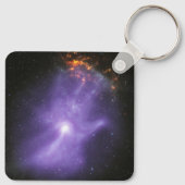 Porte-clés Télescopes X-Ray Ghomajorité Cosmique Main (Dos)