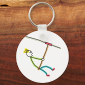 Porte-clés Télésiège Stickman (Verso)