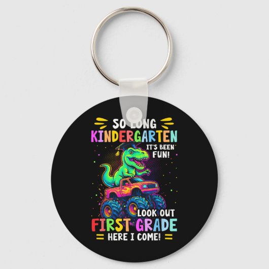 Porte-clés Tellement long jardin d'enfants Graduation Monster (Recto)