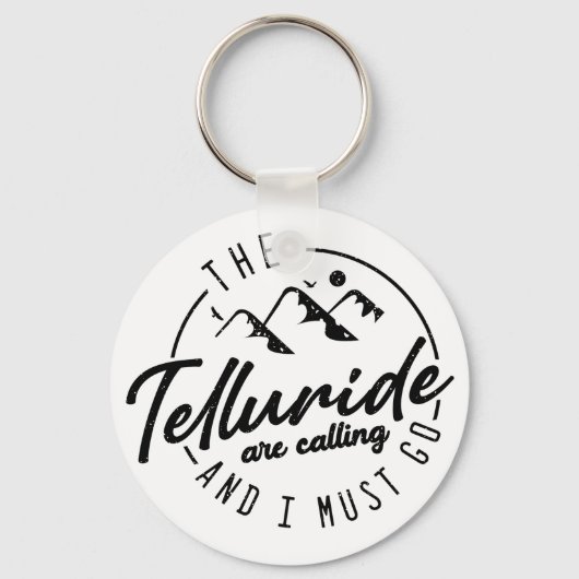 Porte-clés Telluride Colorado Mountains - Ski Souvenir (Recto)