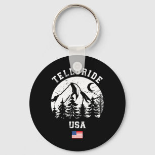 Porte-clés Telluride Colorado Station de ski alpin Ski améric