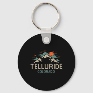 Porte-clés Telluride Colorado Vintage Montagne Rétro