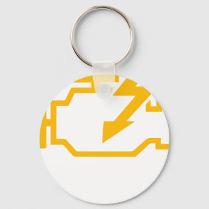 Porte-clés Témoin de Contrôle du Moteur Drôle Mécanicien Méca