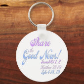 Porte-clés Témoin de Jéhovah Bonne nouvelle (Recto)