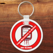 Porte-clés Témoin de Jéhovah sans sang (Recto)