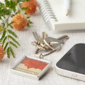 Porte-clés Température moyenne (Côté)