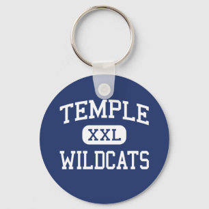 Porte-clés Temple - chats sauvages - lycée - temple le Texas