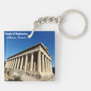 Porte-clés Temple d'Héphaïstos Athènes Grèce Souvenir