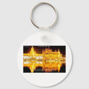 Porte-clés Temple d'or sikh en Inde Cadeaux et T-shirts