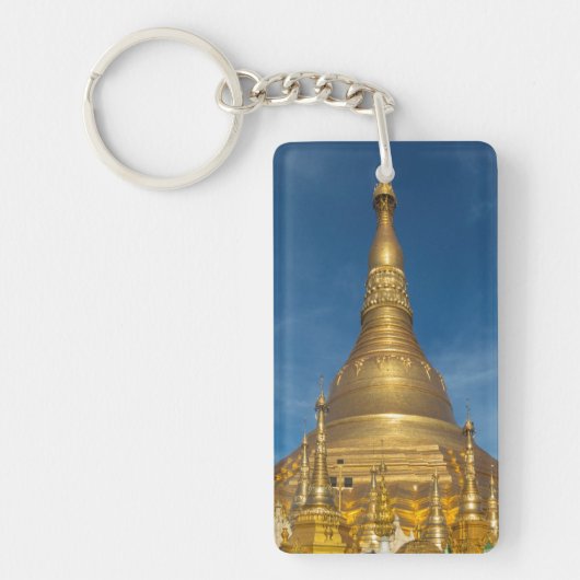 Porte-clés Temple du Stupa doré (Devant)