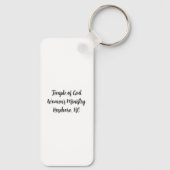 Porte-clés Temple of God Women's Ministry (Verso)