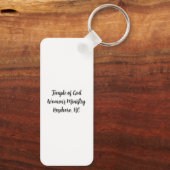 Porte-clés Temple of God Women's Ministry (Verso)