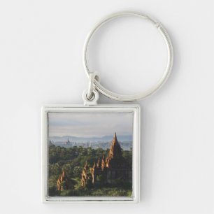 Porte-clés Temples au lever du soleil, Bagan, Myanmar